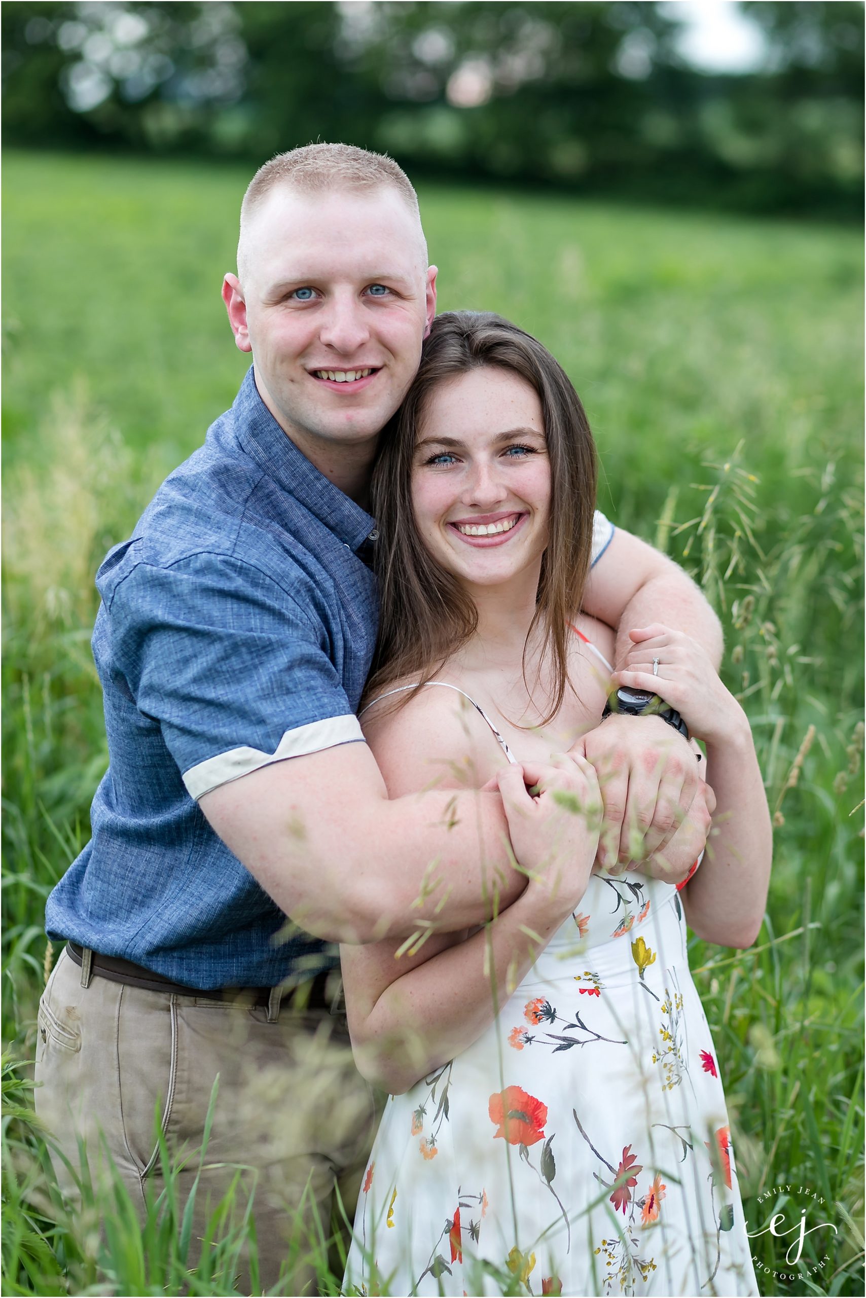 La Crosse Engagement Session Country Field