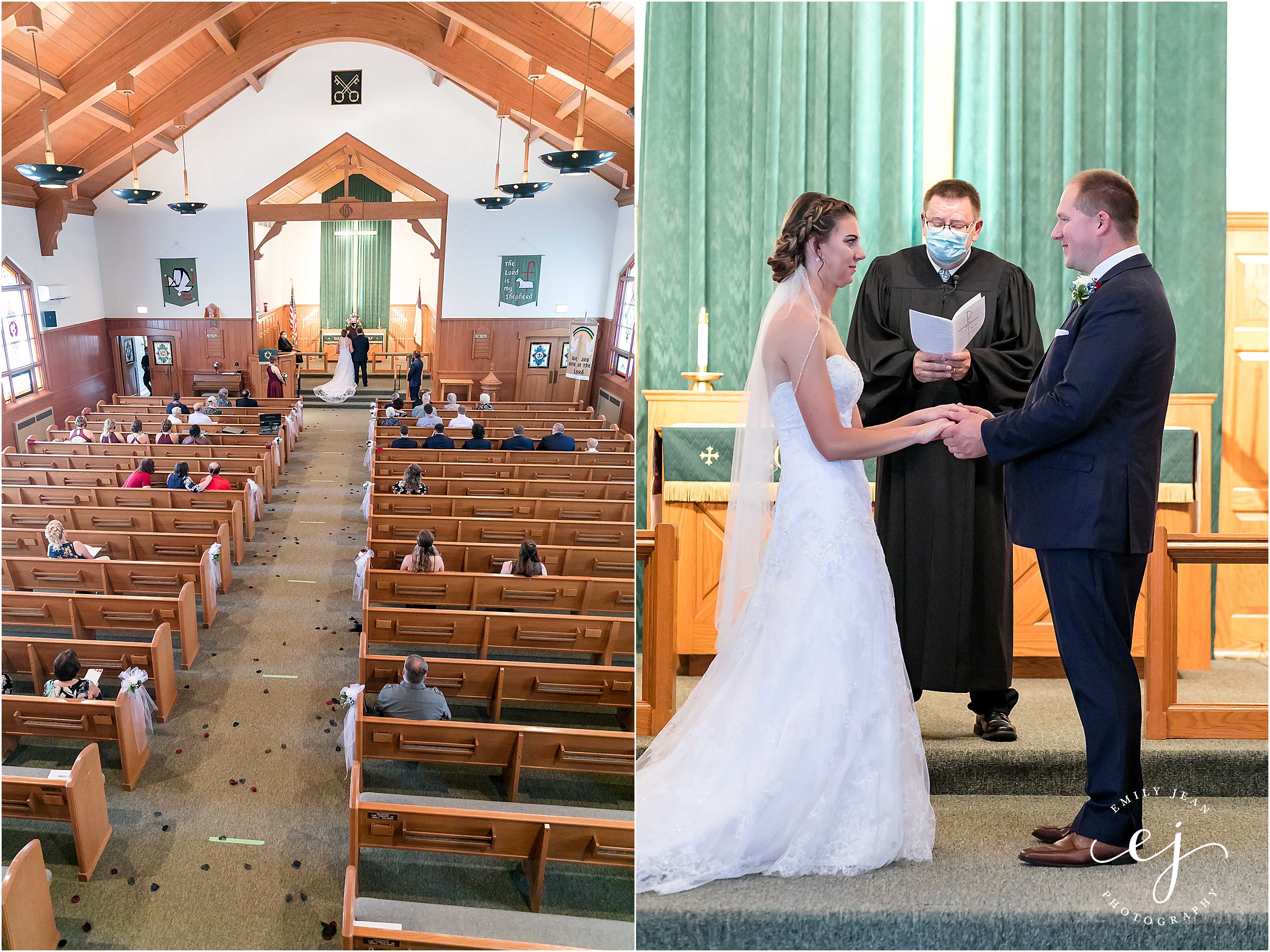 bride groom church wedding chaseburg wisconsin la crosse photographer