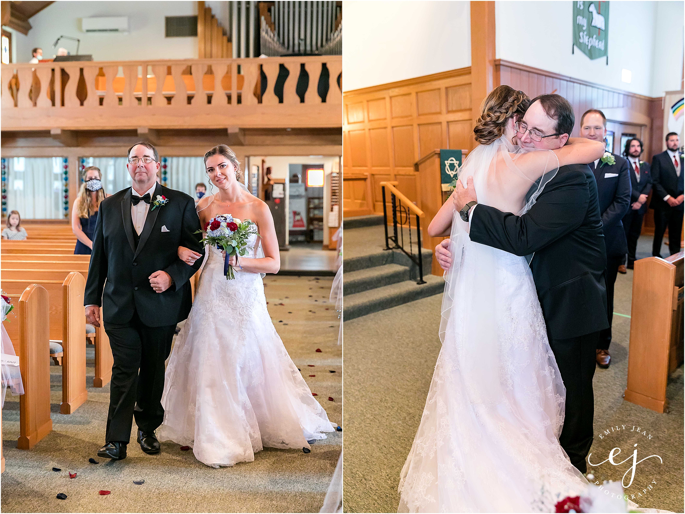 bride groom church wedding chaseburg wisconsin la crosse photographer