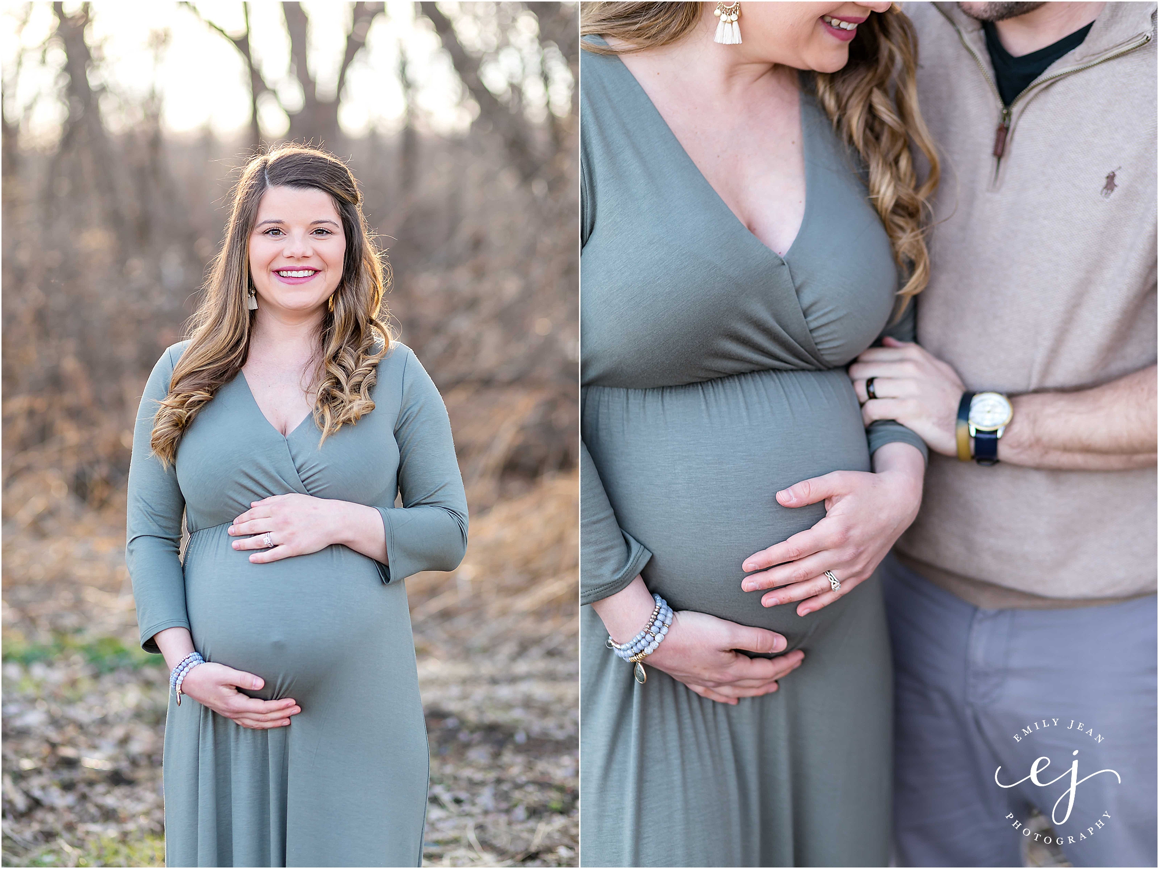spring maternity session mama baby bump