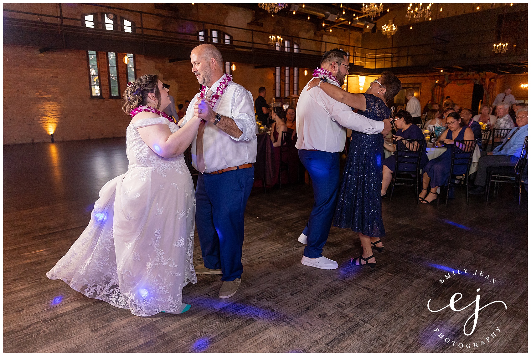 father daughter and mother son dance at the capitol room